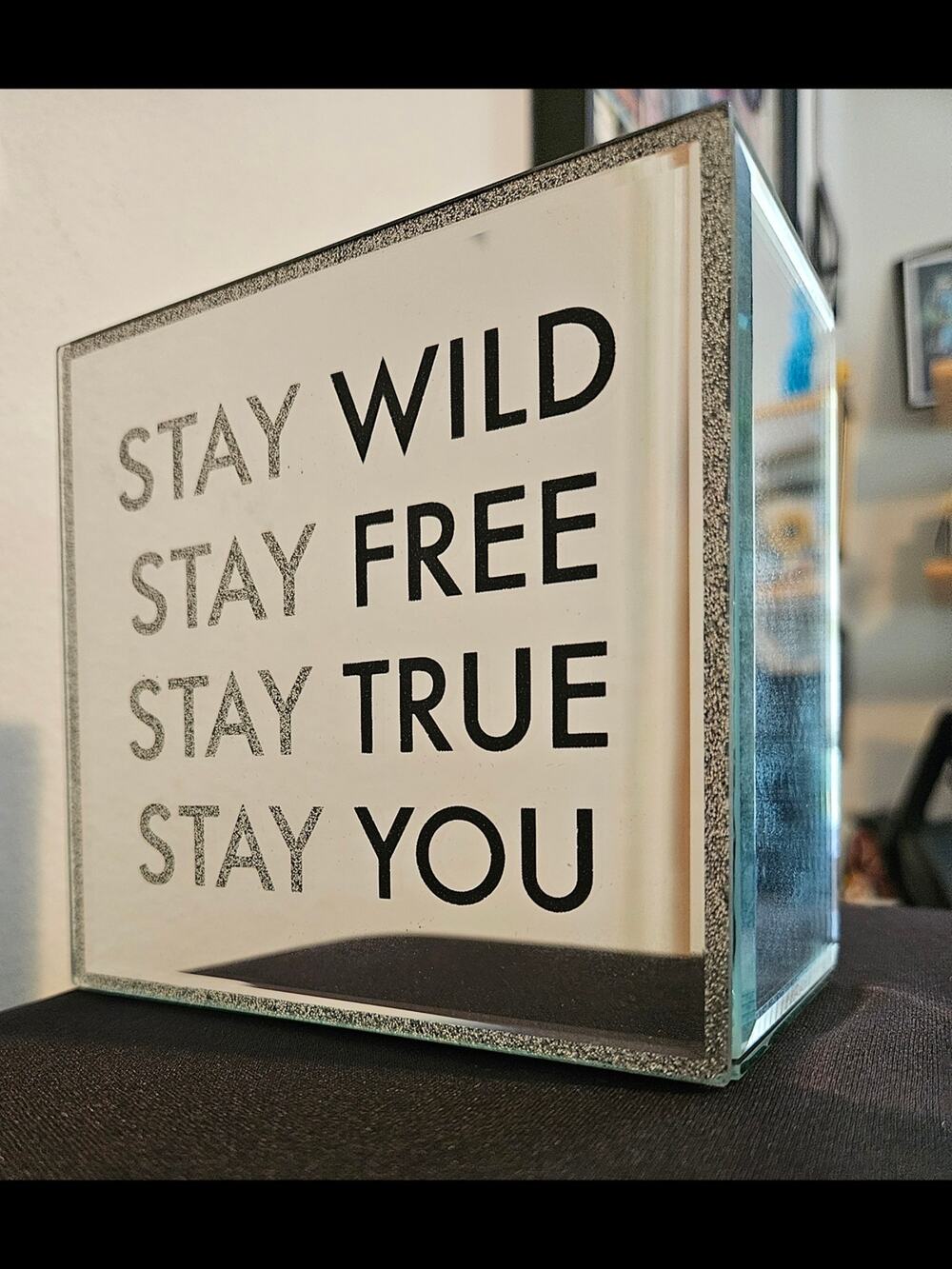 Mirrored Jewelry Trinket Box 4.5x4.5x3
